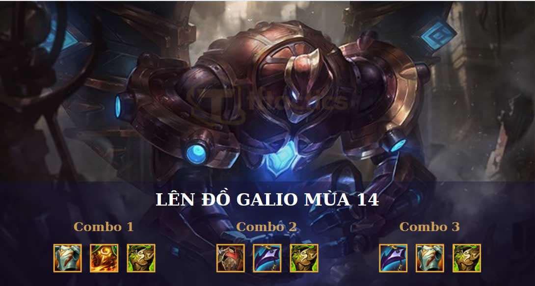 Cách lên đồ Galio DTCL 