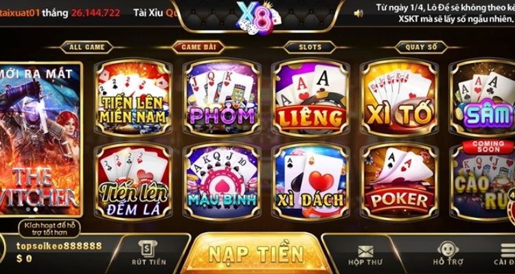 Các bước trải nghiệm game tại  X8 Club 