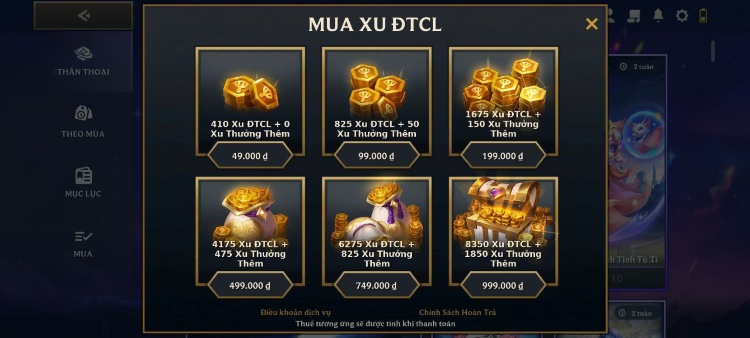 nạp thẻ tft mobile