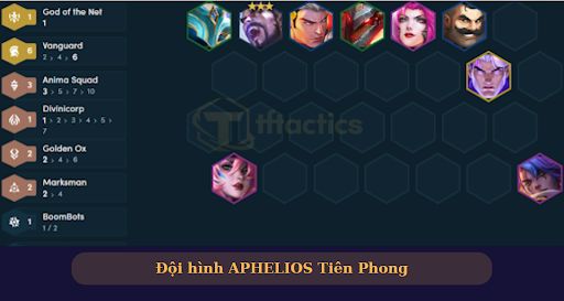 Đội hình Aphelios Tiên Phong và Leona