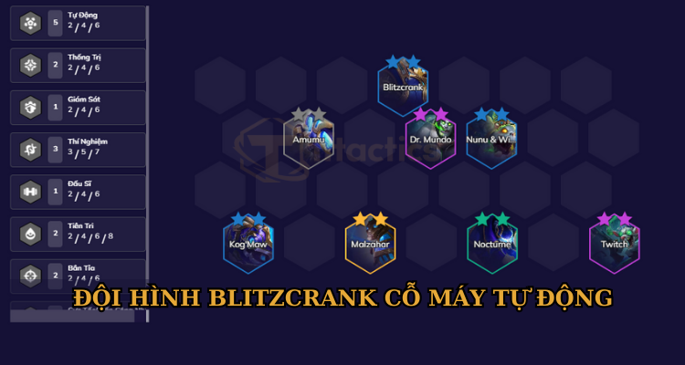 Tổng quan đội hình Blitzcrank Cỗ máy Tự Động