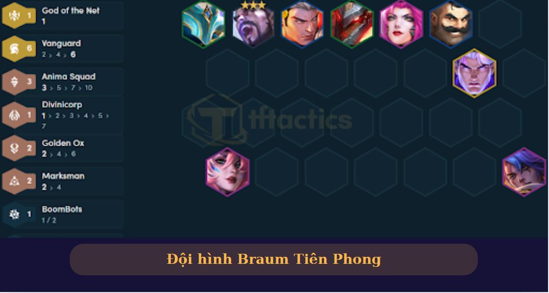 Đội hình Braum Tiên Phong
