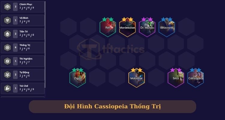 Đội hình Cassiopeia Thống Trị