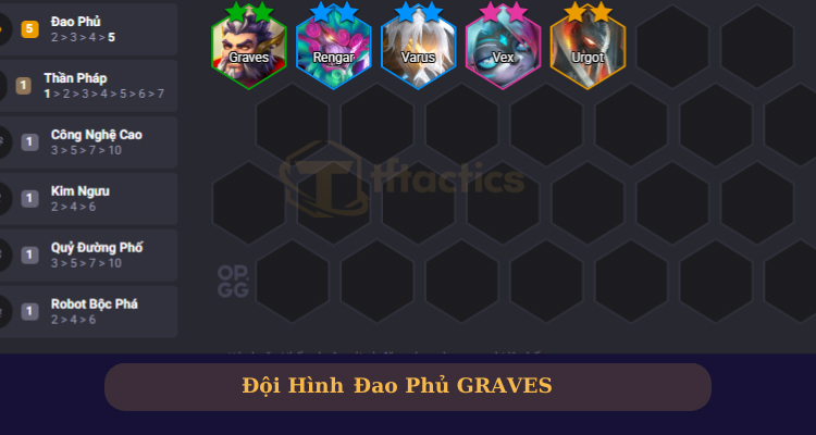 Đội hình Đao Phủ Graves