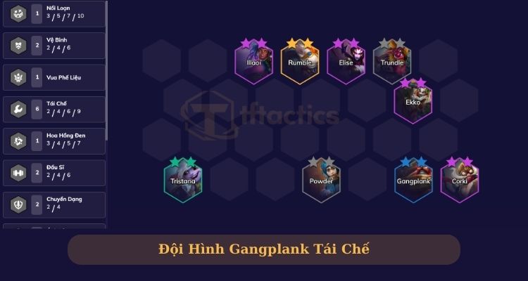 Đội hình Gangplank Tái Chế