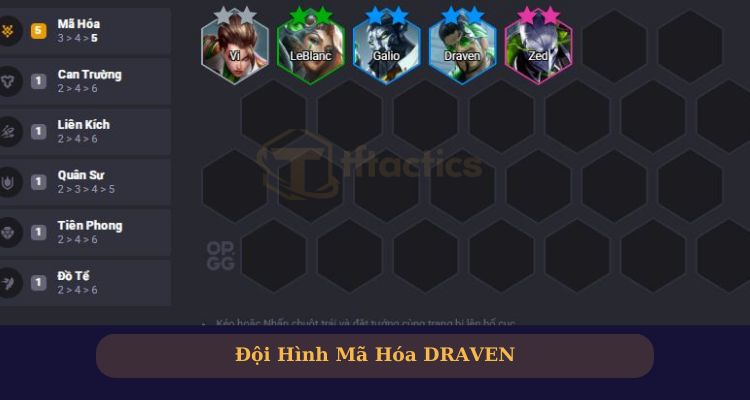 Đội hình Mã Hóa