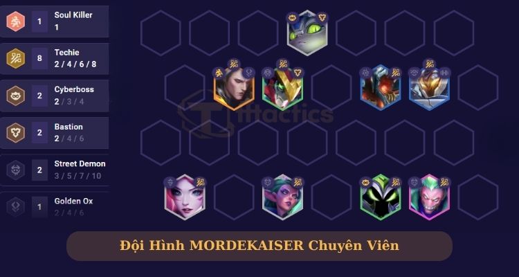Đội hình Mordekaiser Chuyên Viên Reroll 