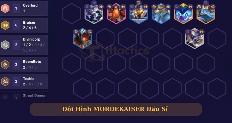 Đội hình Mordekaiser Đấu Sĩ 