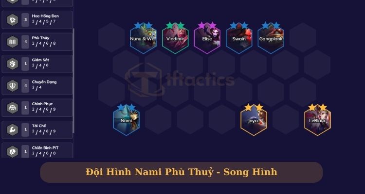 Đội hình Nami Phù Thuỷ - Song Hình