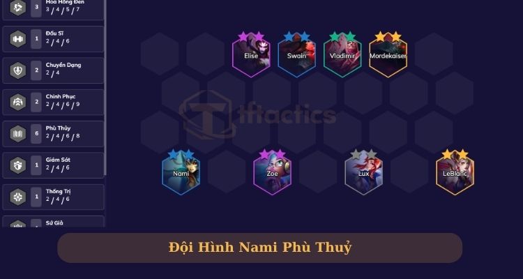 Đội hình Nami Phù Thuỷ