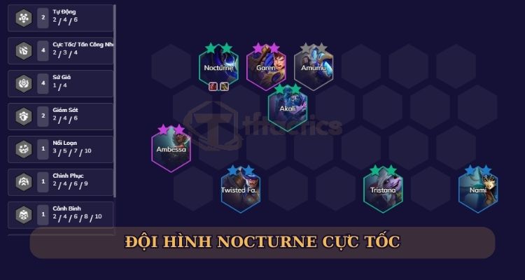 Đội hình Nocturne Cực Tốc