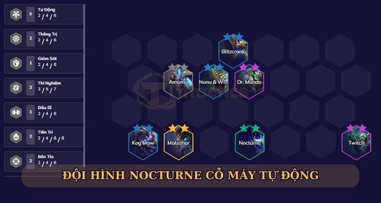 Đội hình Nocturne Cỗ Máy Tự Động