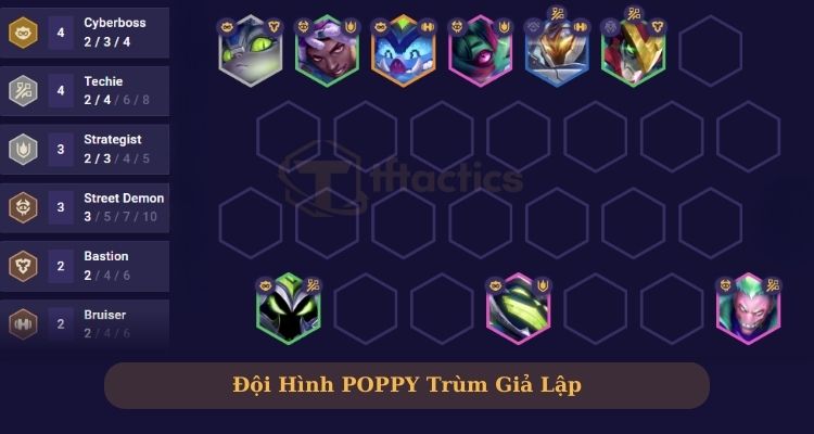 Đội hình Poppy Trùm Giả Lập