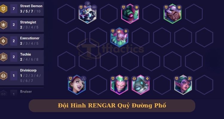 Đội hình Rengar Quỷ Đường Phố 