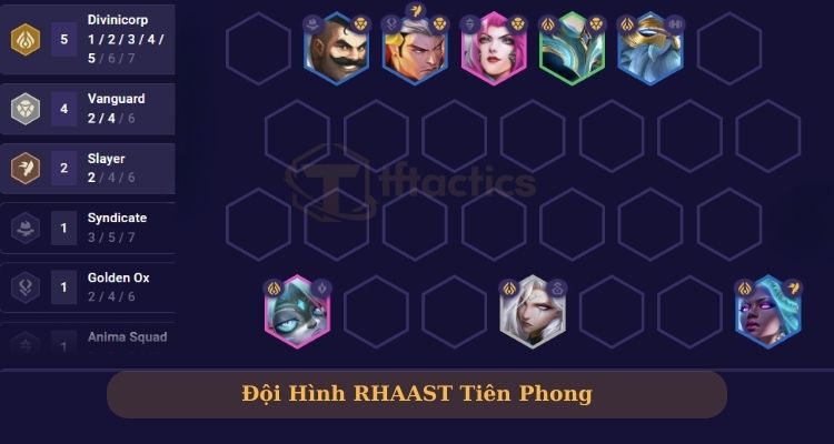 Đội hình Rhaast Tiên Phong 