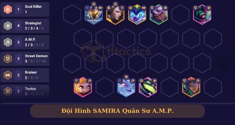 Đội hình Samira Quân Sư A.M,P 
