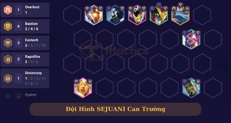 Đội hình Sejuani Can Trường 