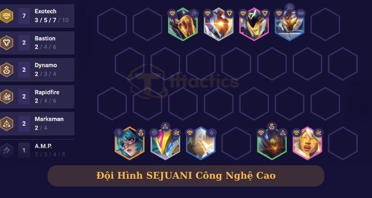Đội hình Sejuani Công Nghệ Cao 