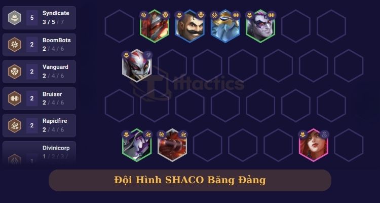 Đội hình Shaco Băng Đảng 