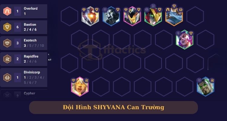 Đội hình Shyvana Can Trường 