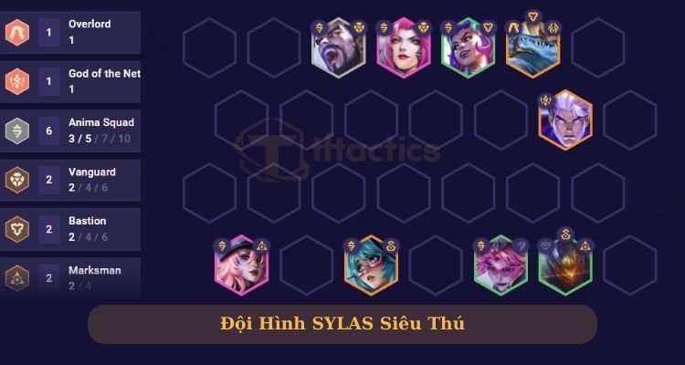 Đội hình Sylas Siêu Thú DTCL mùa 14