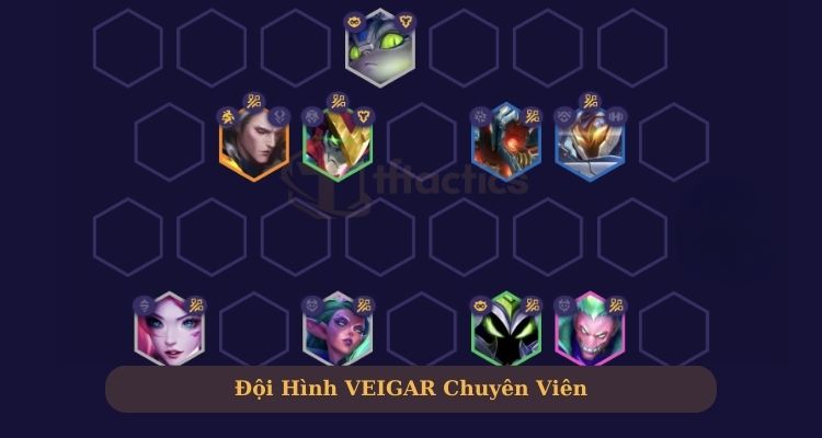 Đội hình Veigar Chuyên Viên DTCL mùa 14