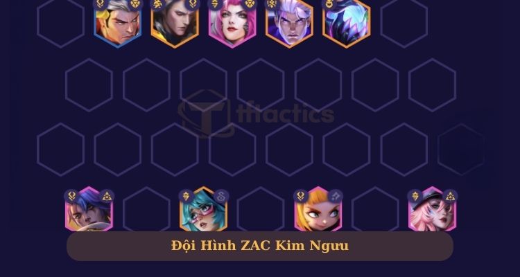 Đội hình Zac Kim Ngưu 
