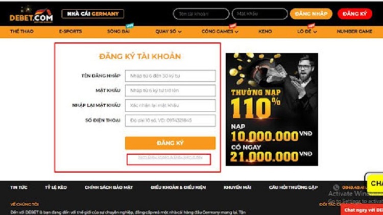 Những điều cần lưu ý khi đăng ký