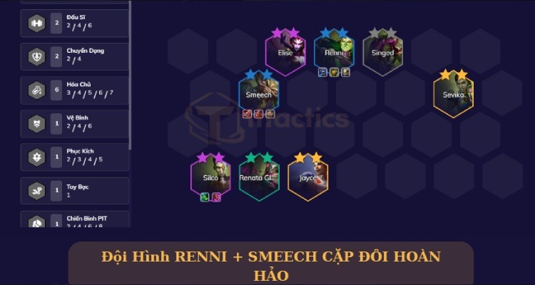 Smeech xuất hiện bên cạnh Renni cả trong game lẫn Arcane