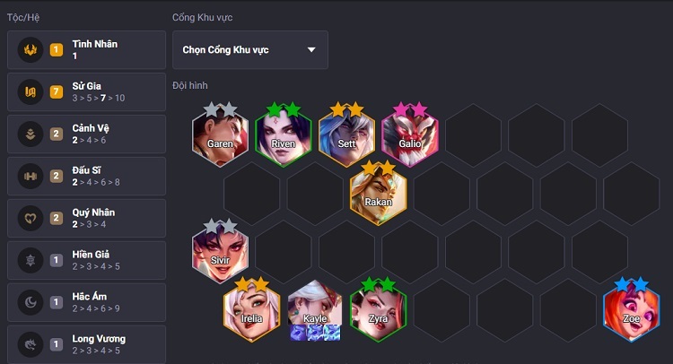 đội hình sivir dtcl