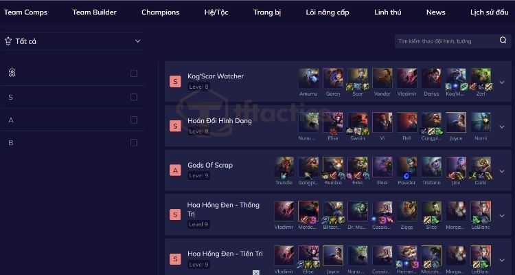 Top đội hình TFT mùa 13 - Hỗn Loạn Huyền Diệu mạnh nhất hiện nay