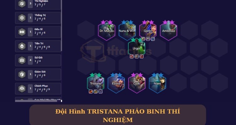 các đội hình đấu trường chân lý đẹp tristana