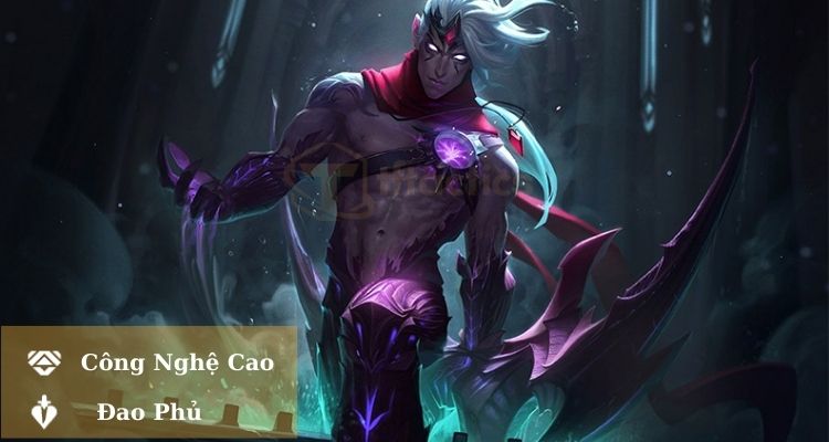 Tướng Varus Đấu Trường Chân Lý sở hữu tộc Công Nghệ Cao và hệ Đao Phủ 