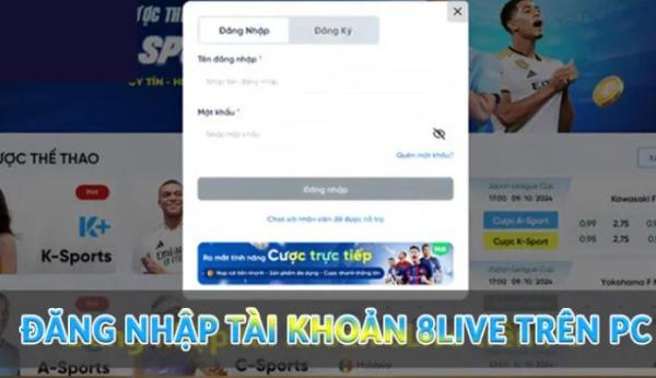 Đăng Nhập 8live: Điều kiện và hướng dẫn cách đăng nhập chi tiết